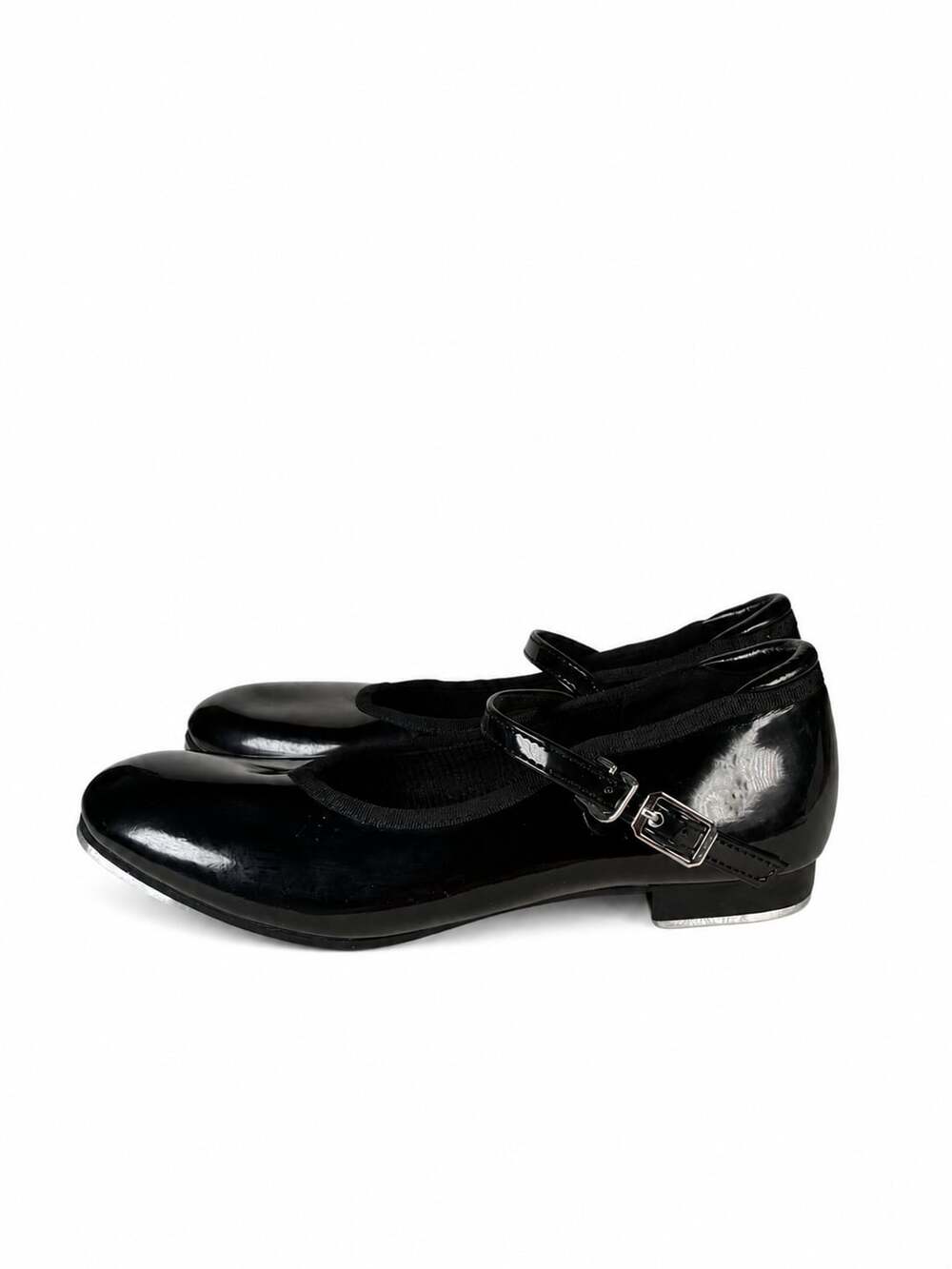 Danskin Girls' Patent Mary Jane Tap Dance Shoes